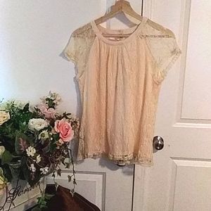 Princess Vera Wang pink top (384)